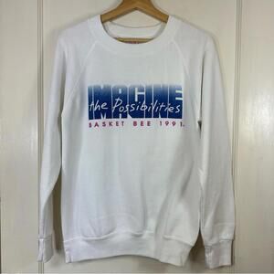1991 Vintage Basket Bee Pullover Crewneck Sweatshirt